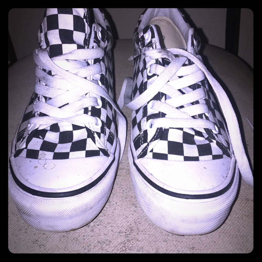 Checkered Vans
